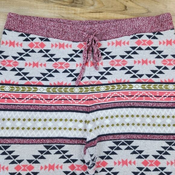 🔺️American Eagle Tribal Design Drawstring Sweater Jogger Pants XLarge - Picture 5 of 12